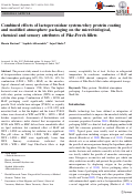 Cover page: Combined effects of lactoperoxidase system-whey protein coating and modified atmosphere packaging on the microbiological, chemical and sensory attributes of Pike-Perch fillets