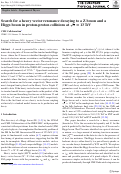 Cover page: Search for a heavy vector resonance decaying to a Z boson and a Higgs boson in proton-proton collisions at s=13Te