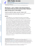 Cover page: MRI-based T1rho and T2 cartilage compositional imaging in osteoarthritis: what have we learned and what is needed to apply it clinically and in a trial setting?