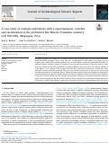 Cover page of A case study of multiple individuals with a supernumerary vertebra and sacralization in the prehistoric Rio Muerto Tiwanaku cemetery (AD 700-900), Moquegua, Peru
