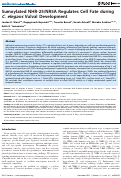 Cover page: Sumoylated NHR-25/NR5A regulates cell fate during C. elegans vulval development.