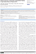 Cover page: Optical Coherence Tomographic Angiography Imaging in Age-Related Macular Degeneration