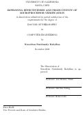 Cover page: Improving Effectiveness and Productivity of Microprocessor Verification