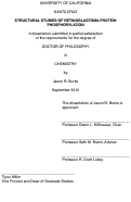 Cover page: Structural Studies of Retinoblastoma Protein Phosphorylation