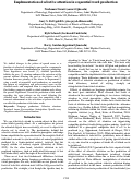 Cover page: Implementation of selective attention in sequential word production