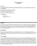 Cover page: Narrowband UVB-induced iatrogenic polymorphous light eruption: a case and suggestions to overcome this rare complication