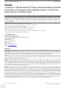 Cover page: Continuous 7-Month Internet of Things–Based Monitoring of Health Parameters of Pregnant and Postpartum Women: Prospective Observational Feasibility Study