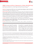 Cover page: ARMC5 Variants and Risk of Hypertension in Blacks: MH‐GRID Study