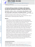 Cover page: A Chemical Biology Solution to Problems with Studying Biologically Important but Unstable 9-O-Acetyl Sialic Acids.