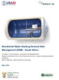 Cover page: Residential Water Heating Demand Side Management (DSM) - South Africa