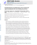 Cover page: Extended trajectory of spatial memory errors in typical and atypical development: The role of binding and precision