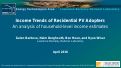 Cover page: Income Trends of Residential PV Adopters: An analysis of household-level income estimates