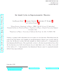 Cover page: On limit cycles in supersymmetric theories