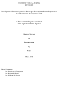 Cover page: Development of Secretion System for Heterologous Recombinant Protein Expression in E.coli Bacteria and Pichia pastoris Yeast