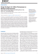 Cover page: Design Strategies for Cellular Nanosponges as Medical Countermeasures.