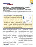 Cover page: Quantification of Peptide m/z Distributions from 13C‑Labeled Cultures with High-Resolution Mass Spectrometry