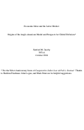 Cover page: Economic Ideas and the Labor Market: Origins of the Anglo-American Model and Prospects for Global Diffusion