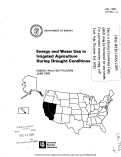 Cover page: Energy and Water Use in Irrigated Agriculture During Drought Conditions