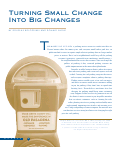 Cover page: Turning Small Change into Big Changes