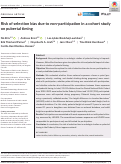 Cover page: Risk of selection bias due to non‐participation in a cohort study on pubertal timing