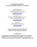 Cover page: Measuring Recurrent and Non-Recurrent Traffic Congestion