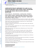 Cover page: LIMITED DETECTION OF ANTIBODIES TO CLADE 2.3.4.4 A/GOOSE/GUANGDONG/1/1996 LINEAGE HIGHLY PATHOGENIC H5 AVIAN INFLUENZA VIRUS IN NORTH AMERICAN WATERFOWL