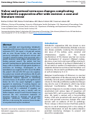 Cover page: Vulvar and perineal verrucous changes complicating hidradenitis suppurativa after wide excision: a case and literature review