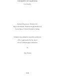 Cover page: Reduced Degeneracy Statistics for Exponential-family Random Graph Models and Latent Space Network Models for Rating