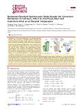 Cover page: Nanometer-Resolved Spectroscopic Study Reveals the Conversion Mechanism of CaO·Al2O3·10H2O to 2CaO·Al2O3·8H2O and 3CaO·Al2O3·6H2O at an Elevated Temperature