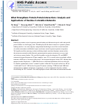 Cover page: What Strengthens Protein-Protein Interactions: Analysis and Applications of Residue Correlation Networks.