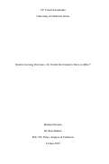 Cover page: Student Learning Outcomes: Do Violent Environments Have an Effect?