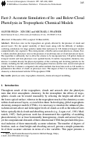 Cover page: Fast-J: Accurate simulation of in- and below-cloud photolysis in tropospheric chemical models