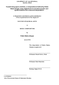 Cover page: Transforming space and time, a compositional method by Pablo Rubio-Vargas using digital tools to remodel acoustic and spatial features into a musical interpretation.