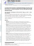 Cover page: Low Back Pain Prevalence and Related Workplace Psychosocial Risk Factors: A Study Using Data From the 2010 National Health Interview Survey