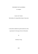 Cover page: Listen to the Teacher: The Realities of Leading Ethnic Studies Classrooms