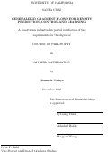 Cover page: Generalized Gradient Flows for Density Prediction, Control and Learning