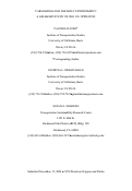 Cover page: Carsharing and the Built Environment: A GIS-Based Study of One U.S. Operator