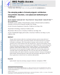 Cover page: The emerging pattern of shared polygenic architecture of psychiatric disorders, conceptual and methodological challenges.