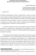 Cover page: CAMBIO REGULATORIO Y SEGURIDAD JURÍDICA, BREVES NOTAS SOBRE EL PRINCIPIO DE CONFIANZA LEGÍTIMA