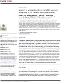 Cover page: Viruses in unexplained encephalitis cases in American black bears (Ursus americanus)