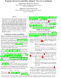 Cover page: Pragmatic intrusion in probability judgment: The case of conditionals