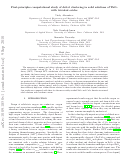 Cover page: First-principles computational study of defect clustering in solid solutions of ThO2 with trivalent oxides