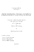 Cover page: Modular Understanding: A Taxonomy and Toolkit for Designing Modularity in Audio Software and Hardware