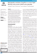 Cover page: Radiographic evolution of myelitis in a case of glial fibrillary acidic protein (GFAP) astrocytopathy