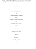 Cover page: Ensemble modeling of the two-dimensional stochastic confined groundwater flow through the evolution of the hydraulic head’s probability density function