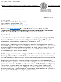 Cover page of UC Comments on Request for Public Comment on Draft Desirable Characteristics of Repositories for Managing and Sharing Data Resulting From Federally Funded Research (RFC Response: Desirable Repository Characteristics) (Docket ID OSTP-2020-0001)