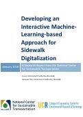 Cover page: Developing an Interactive Machine-Learning-based Approach for Sidewalk Digitalization