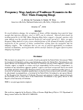Cover page: Frequency map analysis of nonlinear dynamics in the NLC main damping 
rings