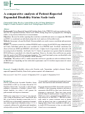 Cover page: A comparative analysis of Patient-Reported Expanded Disability Status Scale tools.