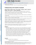 Cover page: Pathophysiology of Eosinophilic Esophagitis.